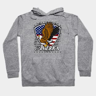 Bald Eagle America Hoodie